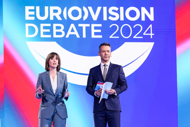Fotografie 6: Eurovision Debate 2024 with Lead Candidates