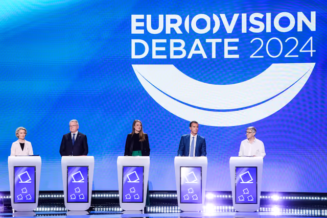 Φωτογραφία 43: Eurovision Debate 2024 with Lead Candidates