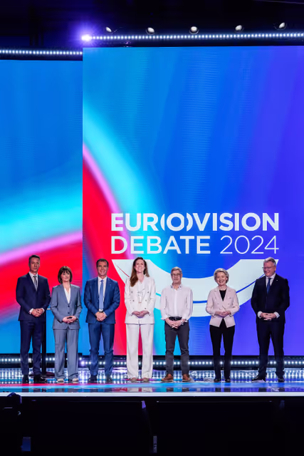 Fotografie 29: Eurovision Debate 2024 with Lead Candidates