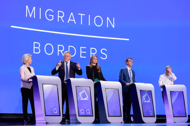 Fotografia 19: Eurovision Debate 2024 with Lead Candidates