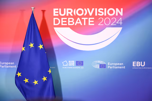 Fotografie 22: Eurovision Debate 2024 with Lead Candidates.- Arrival of the candidates