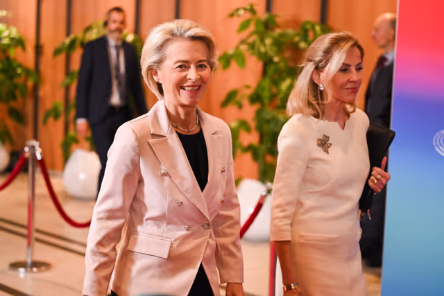 Fotografie 41: Eurovision Debate 2024 with Lead Candidates.- Arrival of the candidates