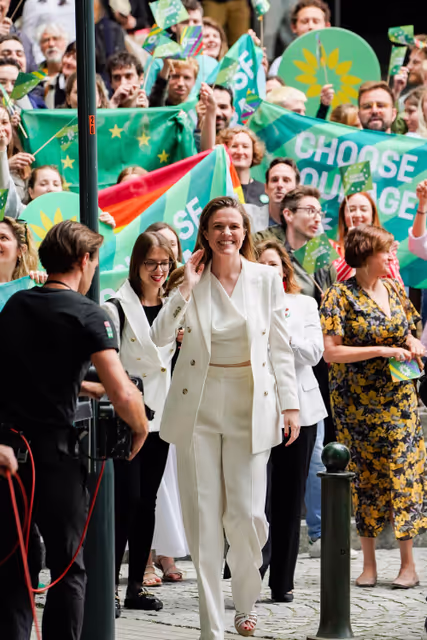 Fotografie 15: Eurovision Debate 2024 with Lead Candidates.- Arrival of the candidates