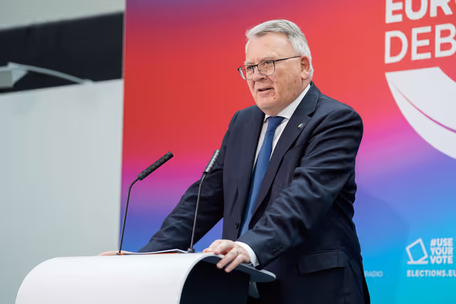 Fotó 12: Eurovision Debate 2024 with Lead Candidates.- Press point