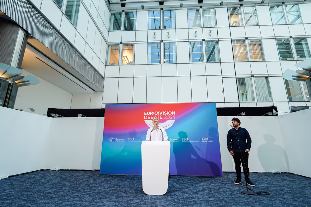 Eurovision Debate 2024 with Lead Candidates.- Press point