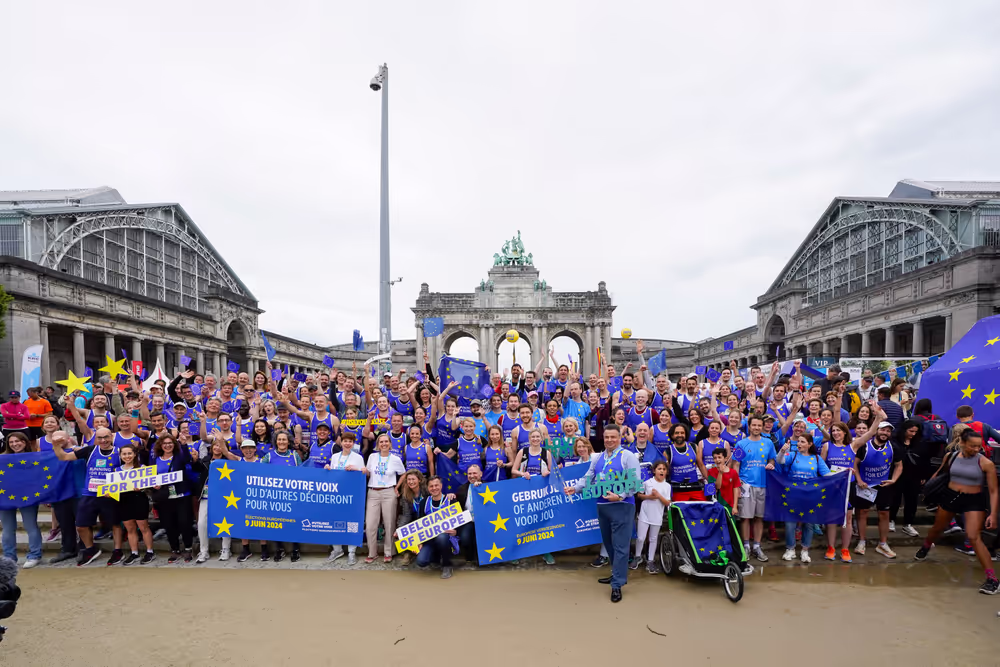 Launch of the 20 KM of Brussels race