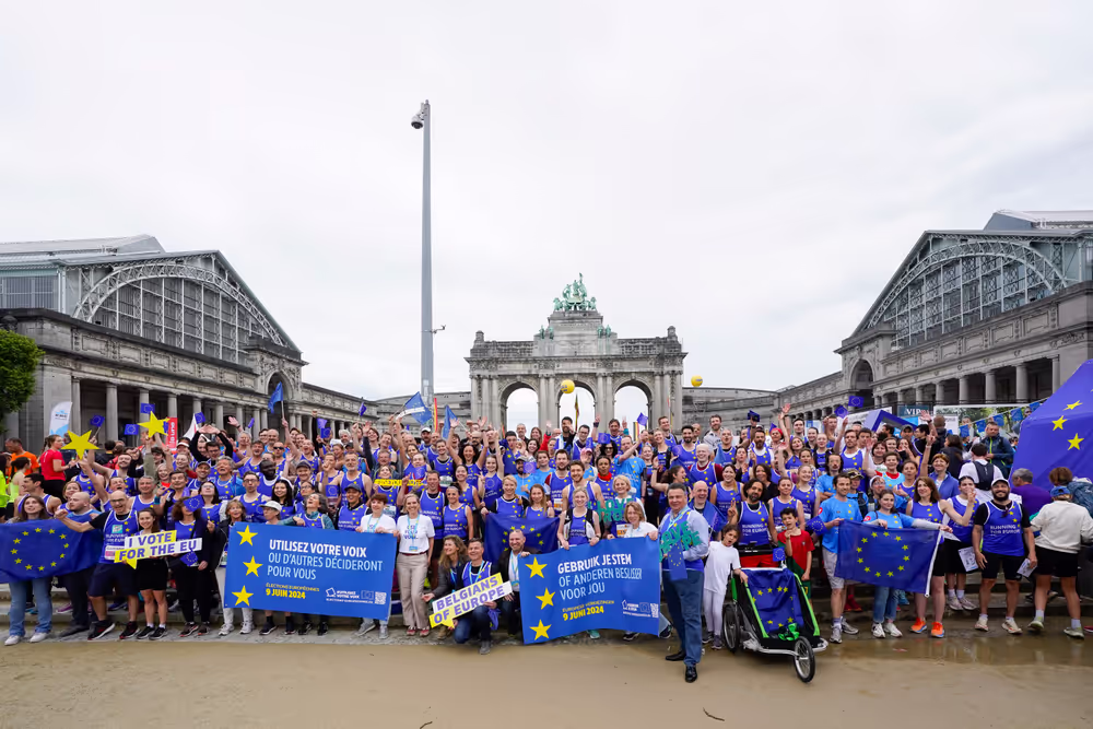 Launch of the 20 KM of Brussels race