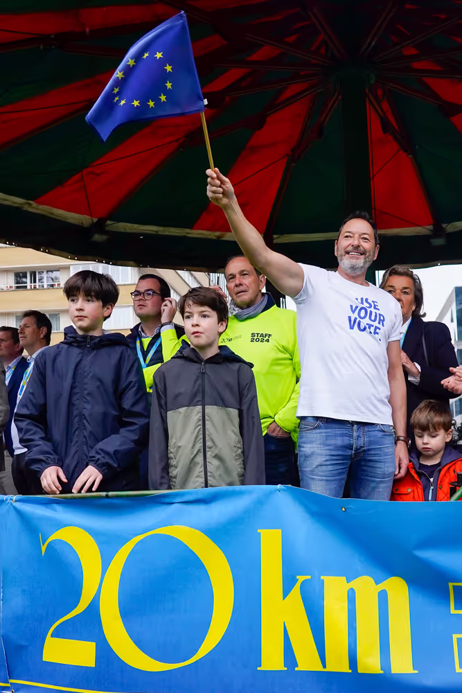 Launch of the 20 KM of Brussels race