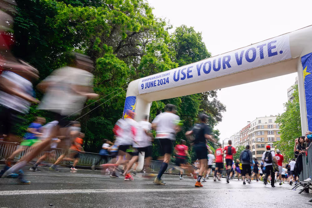 Launch of the 20 KM of Brussels race