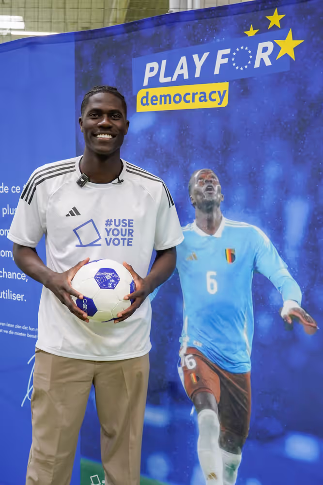 Fottball tournament with player Amadou Onana