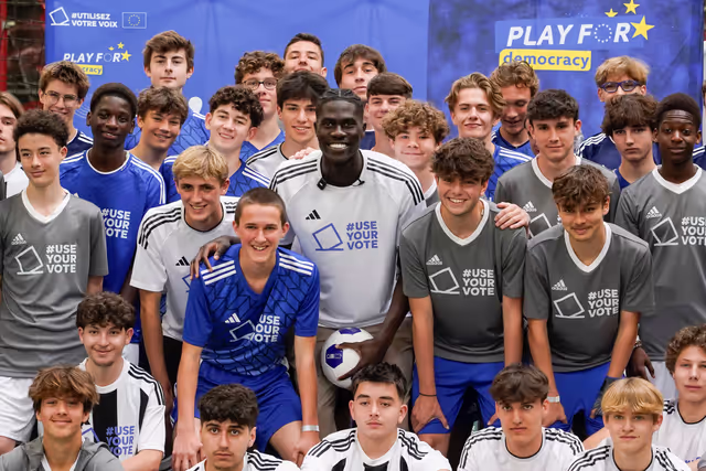 Fottball tournament with player Amadou Onana