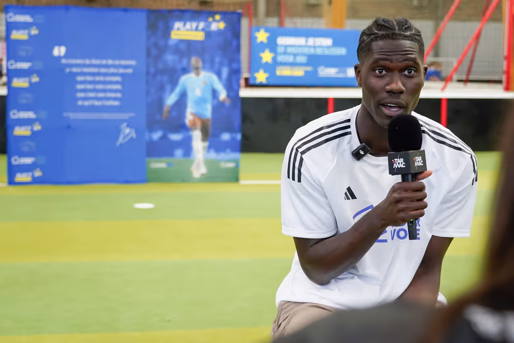 Fottball tournament with player Amadou Onana