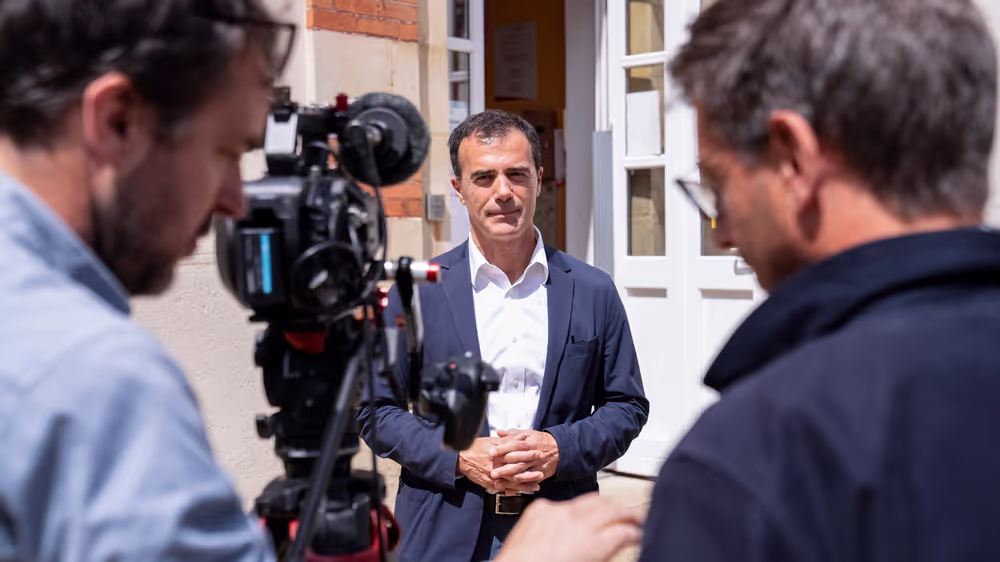 European elections 2024  - Ambiance shots of polling stations in France