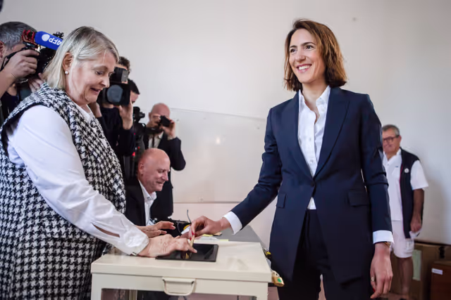 Fotografie 24: European elections 2024  - Ambiance shots of polling stations in France