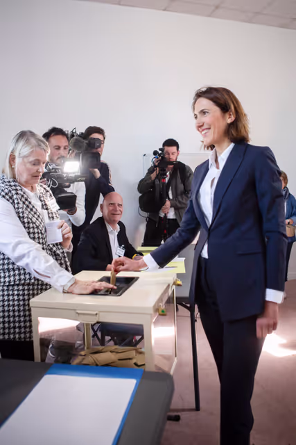 Fotografie 22: European elections 2024  - Ambiance shots of polling stations in France