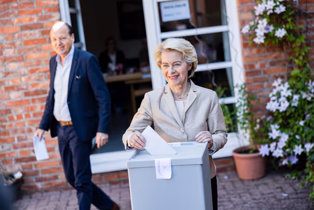 Fotografi 4: European elections 2024  - Ambiance shots of polling stations in Germany