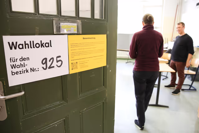 Fotografi 10: European elections 2024 - Ambiance shots of polling stations in Germany