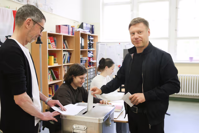 Fotografi 6: European elections 2024 - Ambiance shots of polling stations in Germany