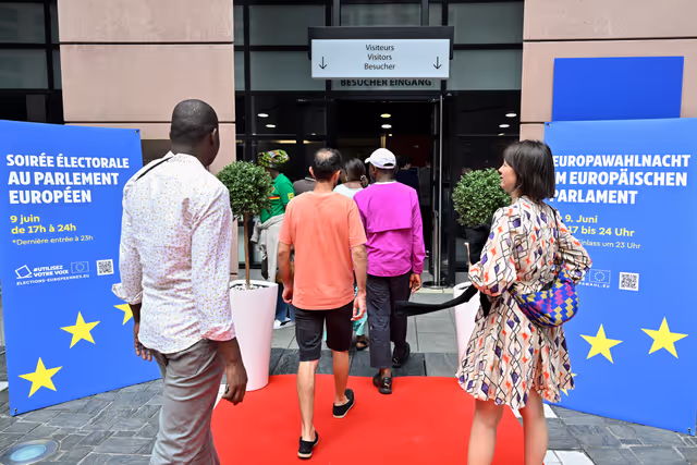 European Elections Night 2024 in Strasbourg