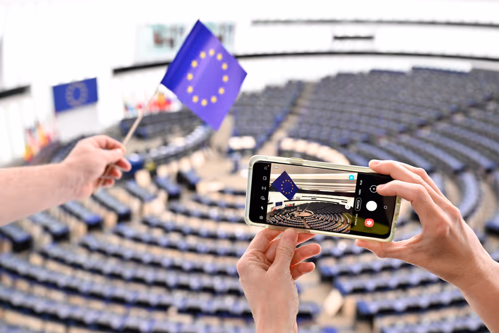 European Elections Night 2024 in Strasbourg