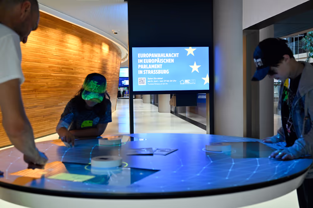 European Elections Night 2024 in Strasbourg