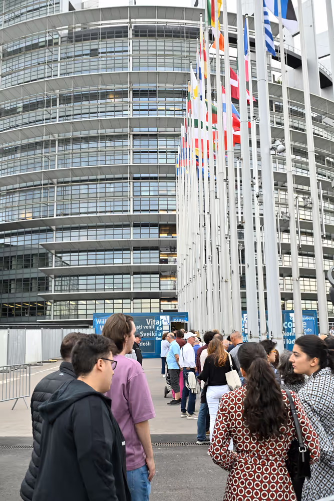 European Elections Night 2024 in Strasbourg