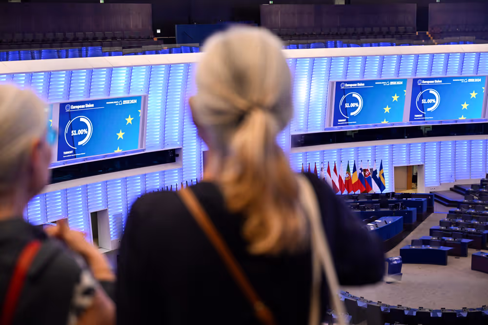 European Elections Night 2024 in Strasbourg