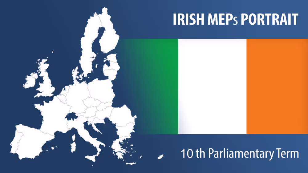 Irish MEPs official portraits - 10th Parliamentary term.