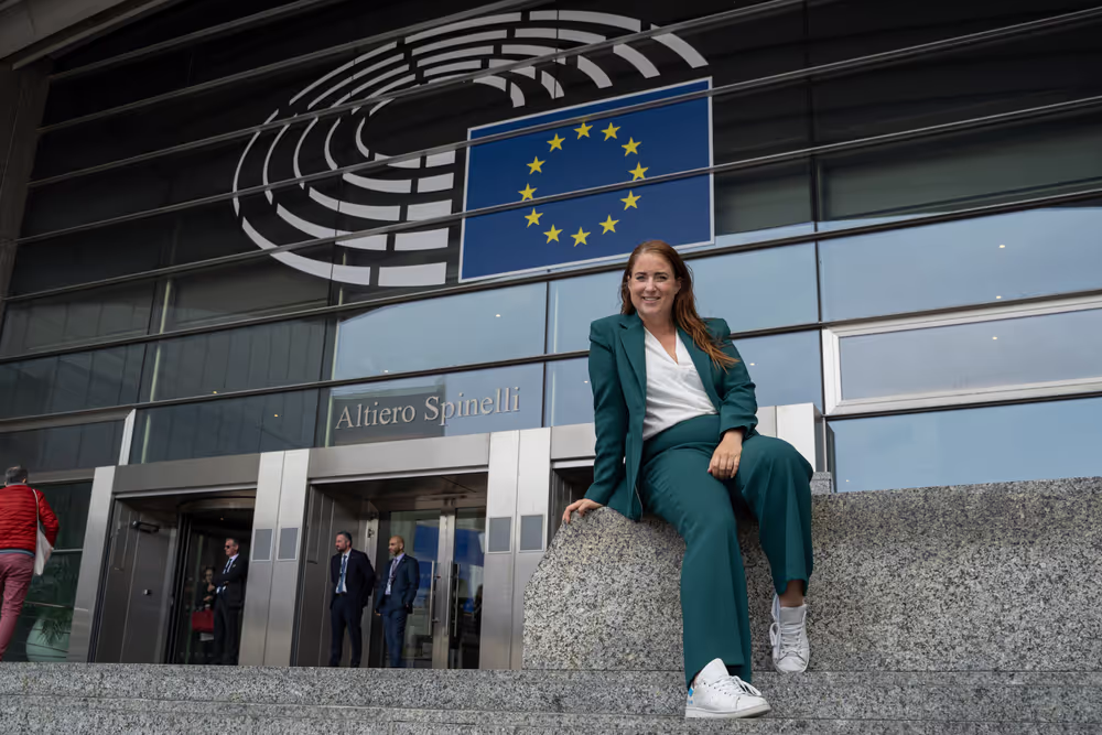 Emma WIESNER in the EP in Brussels
