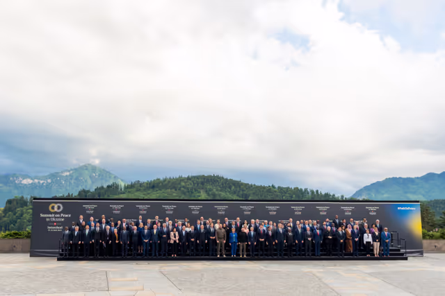 Снимка 14: Summit on Peace in Ukraine, Bürgenstock, Switzerland