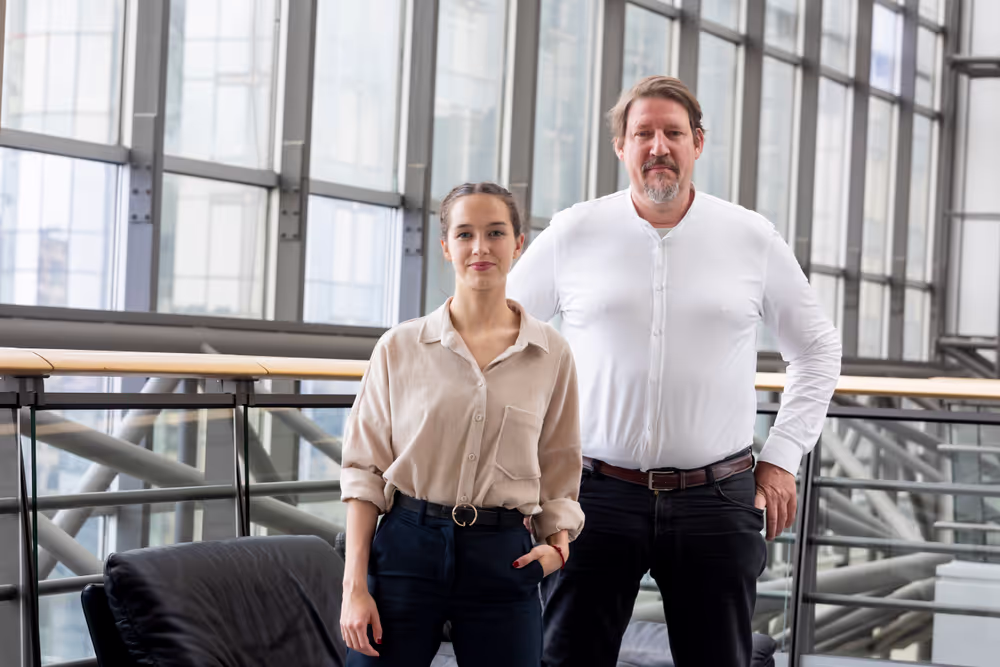 Thomas WAITZ and Lena SCHILLING in the EP in Brussels
