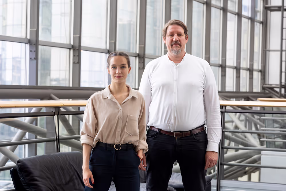 Thomas WAITZ and Lena SCHILLING in the EP in Brussels