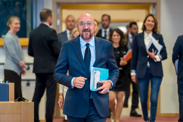 Fotogrāfija 11: Meeting of the EP Conference of President with the participation of Charles MICHEL, President of the European Council