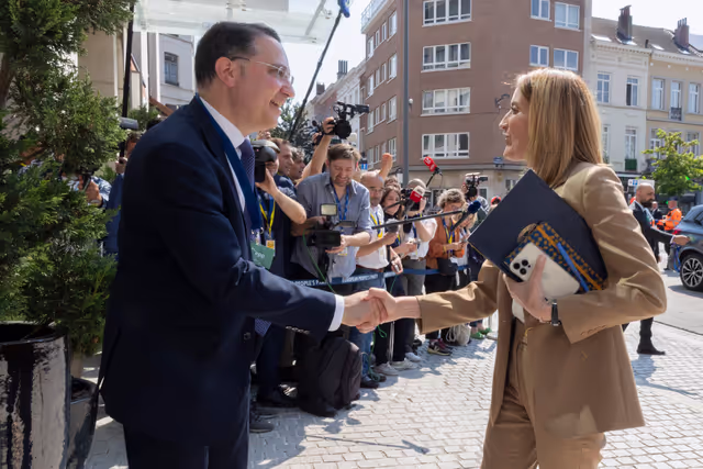 Fotografija 8: EPP leaders meet ahead of the European Council meeting
