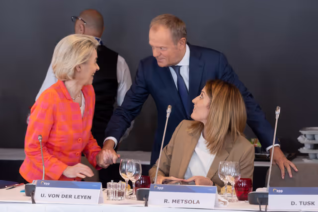 Fotografija 1: EPP leaders meet ahead of the European Council meeting