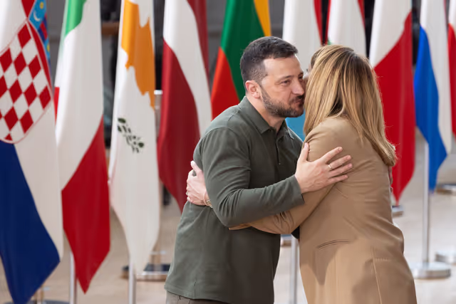 Fotogrāfija 15: Roberta Metsola, EP President at the European Council Meeting