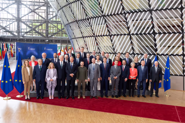 Roberta Metsola, EP President at the European Council Meeting