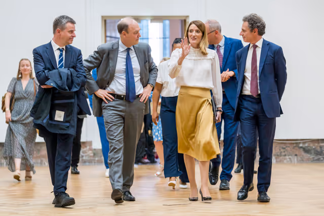 Photo 8: Roberta METSOLA, EP President participates at the French National Day at the Bozar, Brussels