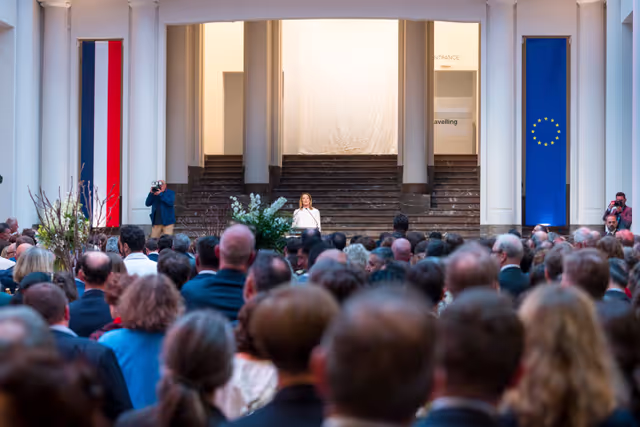 Photo 4: Roberta METSOLA, EP President participates at the French National Day at the Bozar, Brussels