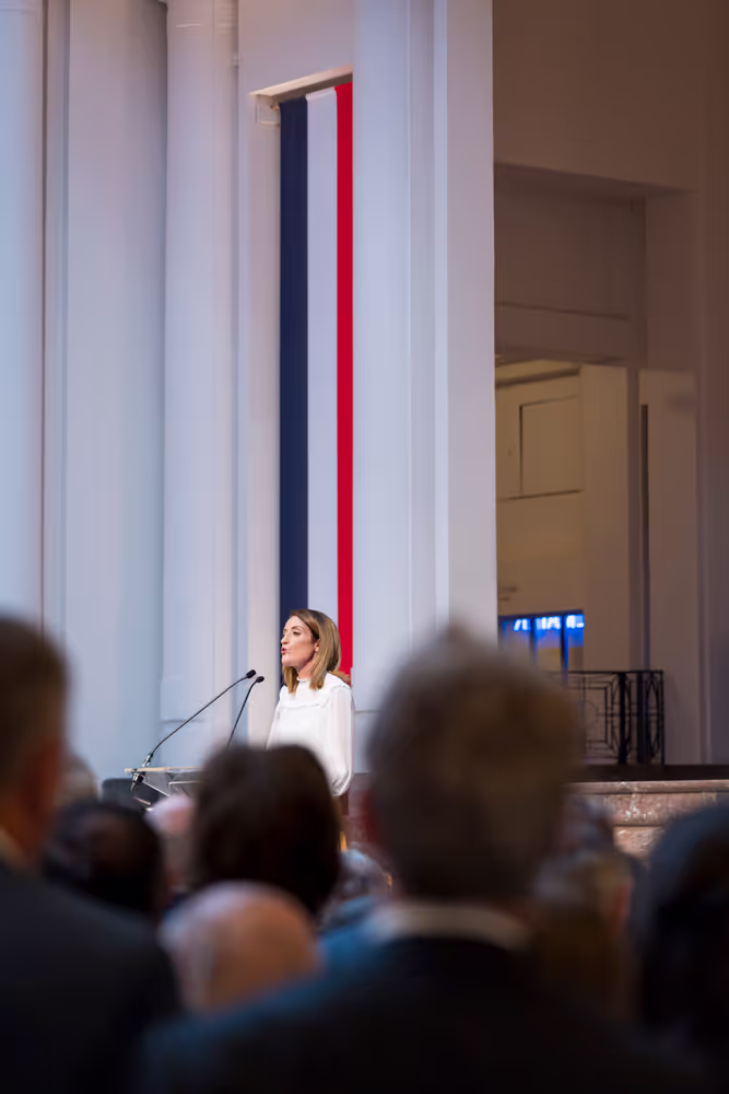 Roberta METSOLA, EP President participates at the French National Day at the Bozar, Brussels