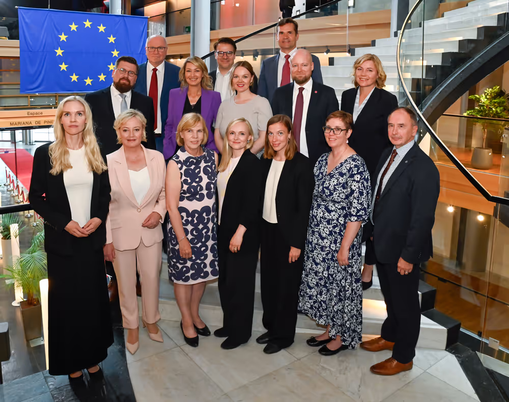 Finnish MEPs group photo