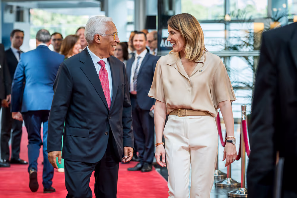 Roberta METSOLA, EP President meets with António COSTA, President elected of the European Council