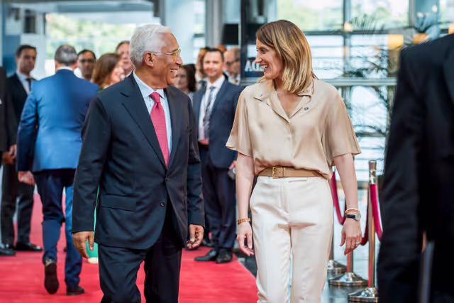 Fotografija 4: Roberta METSOLA, EP President meets with António COSTA, President elected of the European Council