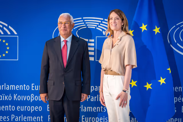 Fotografija 3: Roberta METSOLA, EP President meets with António COSTA, President elected of the European Council