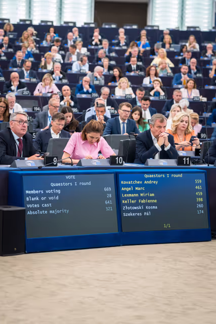 Снимка 12: EP Plenary session - Elections of Quaestors of Parliament