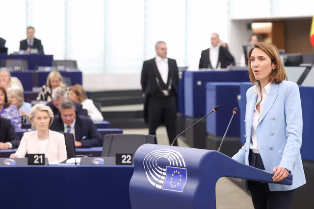 Photo 43 : EP Plenary session - Statement by the Candidate for the Presidency of the European Commission (2024-2029)
