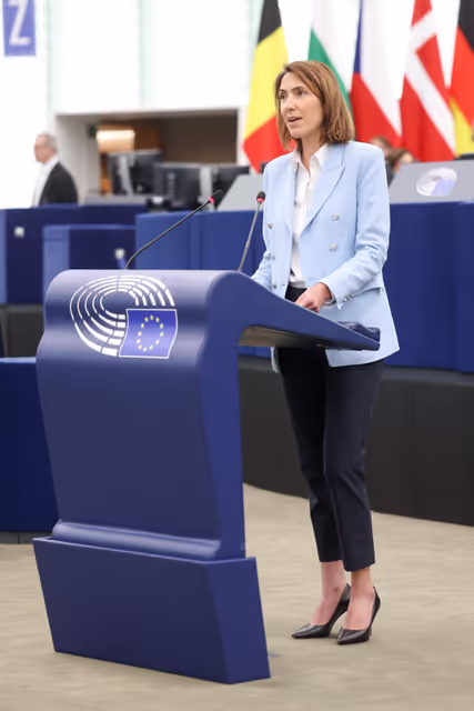 Photo 42 : EP Plenary session - Statement by the Candidate for the Presidency of the European Commission (2024-2029)
