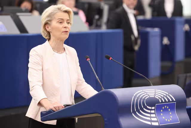 Photo 31 : EP Plenary session - Statement by the Candidate for the Presidency of the European Commission (2024-2029)