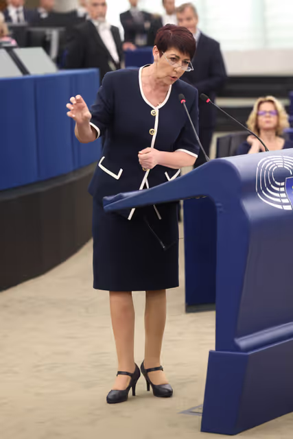 Photo 17 : EP Plenary session - Statement by the Candidate for the Presidency of the European Commission (2024-2029)