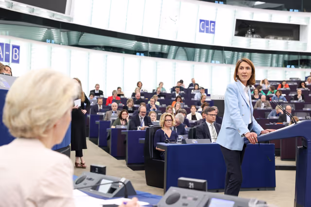 Photo 41 : EP Plenary session - Statement by the Candidate for the Presidency of the European Commission (2024-2029)